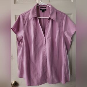 Style & Co. Women's Light Pink Button Down Shirt